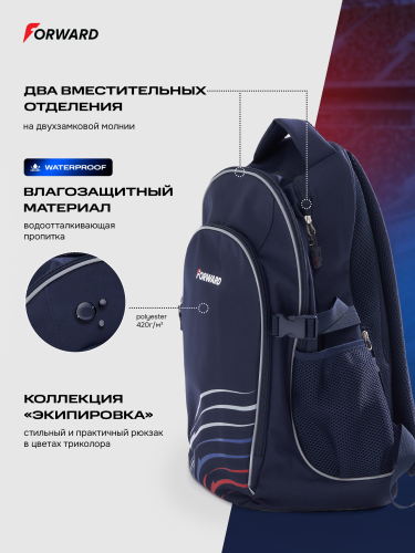 Рюкзак (синий/синий)