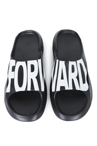 Шлепанцы (черный/белый)